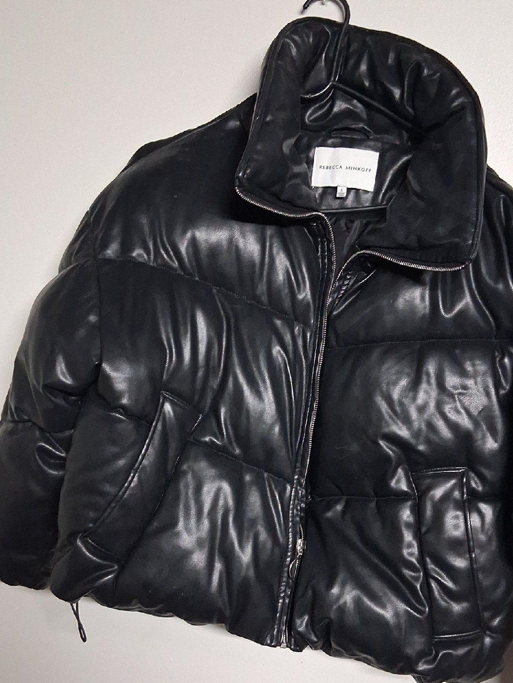 Rebecca Minkoff Black Quilted Puffer Jacket
